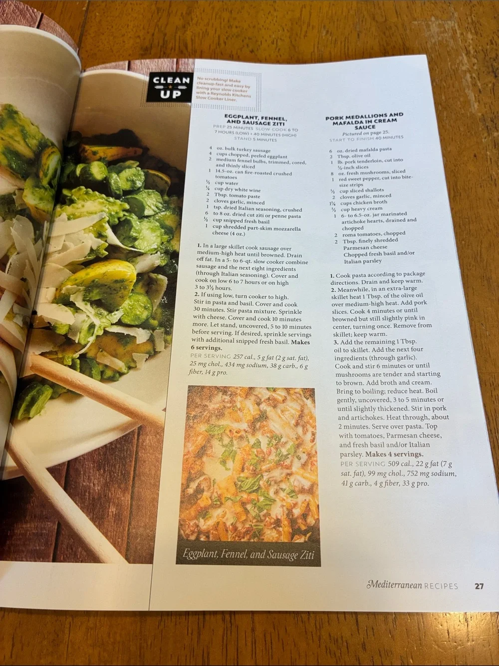 Better Homes And Gardens Skillet Dinners Magazine & Mediterranean recipes